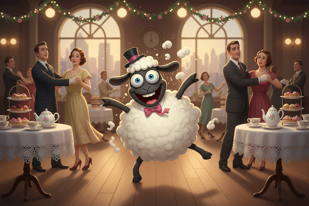 Sheep Hardboard Coaster - I tried being normal, worst 10 minutes