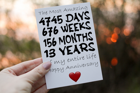 Anniversary Card, Card for xx Wedding Anniversary