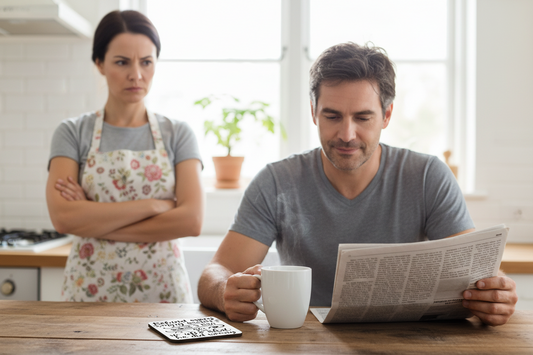 Funny Slogan Hardboard Coaster Behind Every Angry Woman