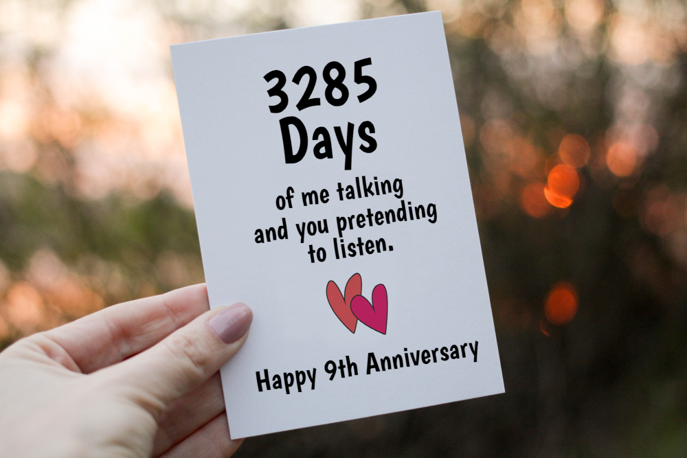 Personalised Anniversary Card, Card for Wedding Anniversary