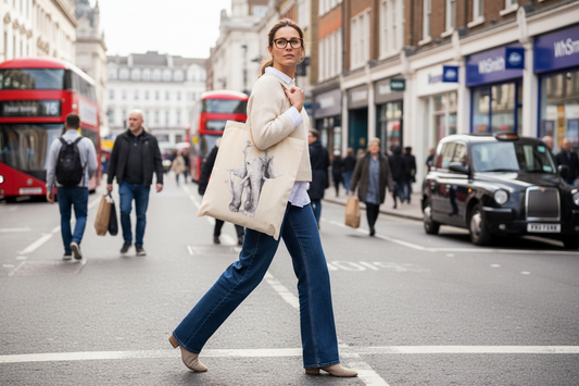 Elephant Tote Bag, Elephant Bag, Personalised Tote Bag