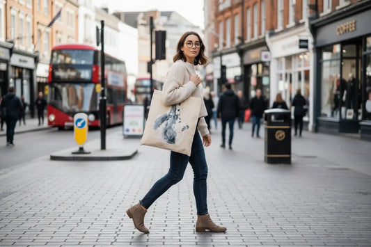 Panda Tote Bag, Panda Bag, Personalised Tote Bag