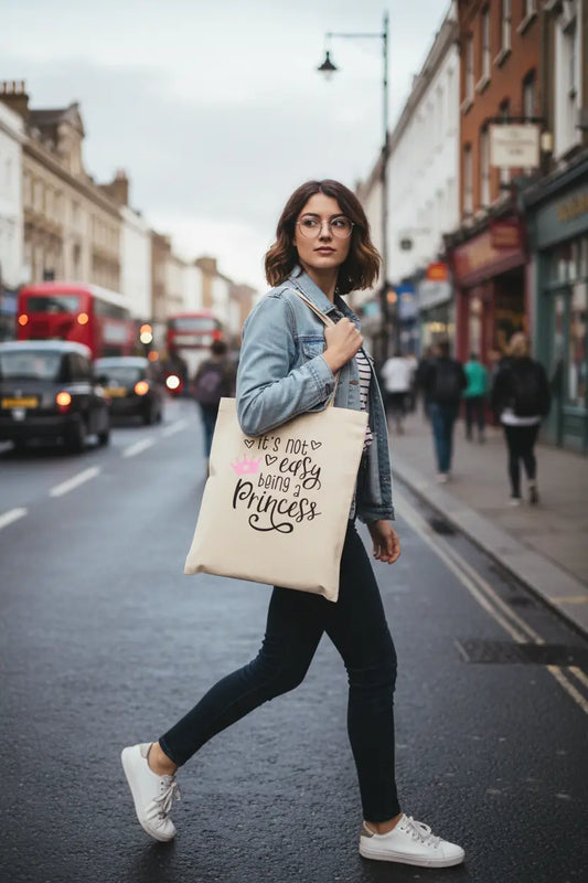 Princess Tote Bag, Novelty Bag, Personalised Tote Bag