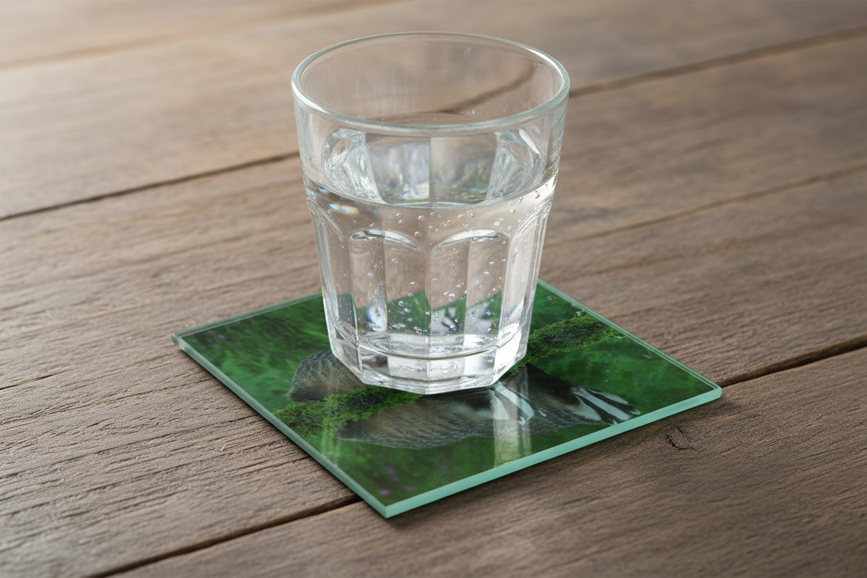 Badger Glass Coaster (Set of 4)