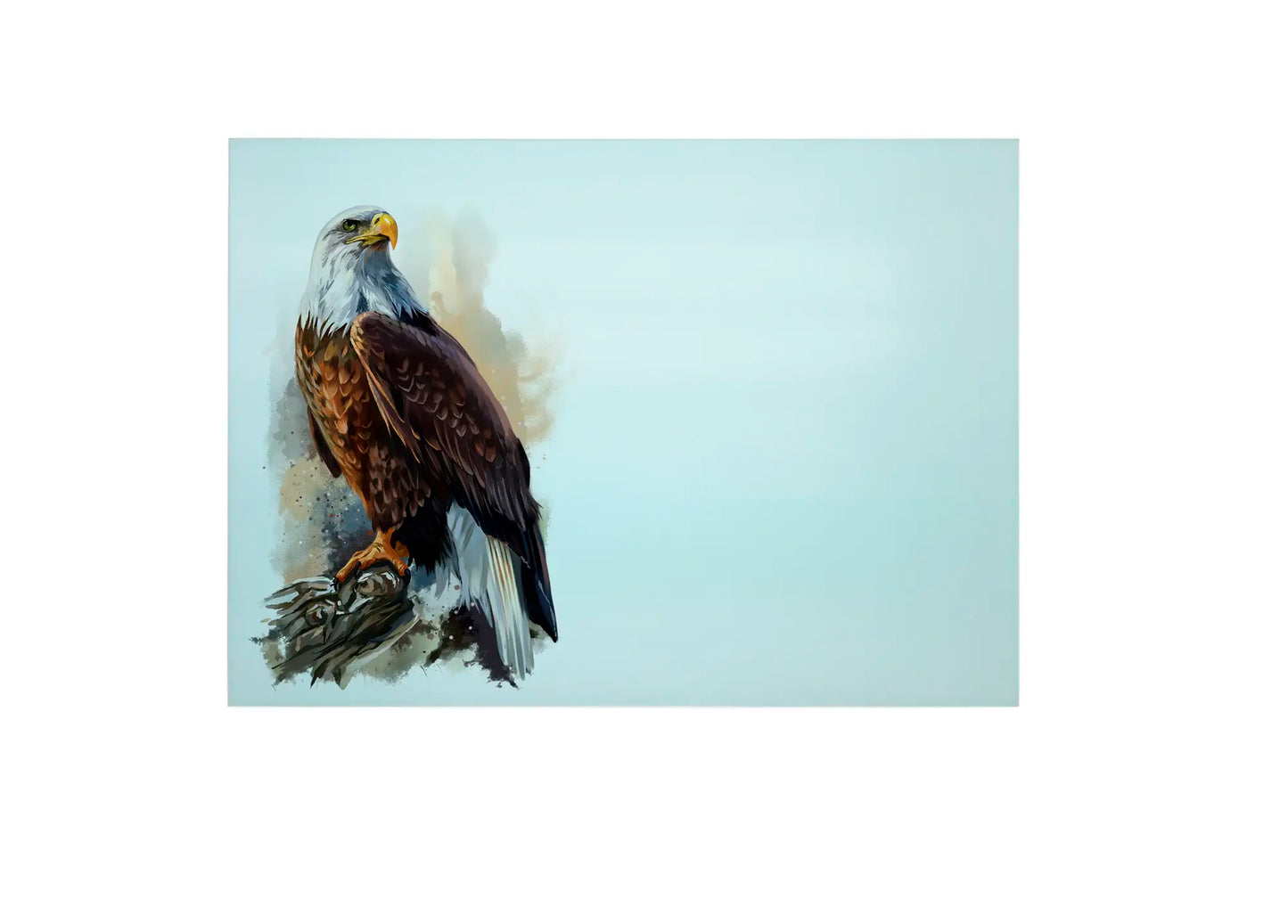 Bald Eagle Glass Chopping Board, Bald Eagle Cutting Board