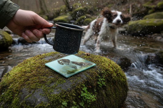 Spaniel Glass Coaster (Set of 4)