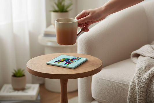 Burmese Mountain Dog Glass Coaster (Set of 4)