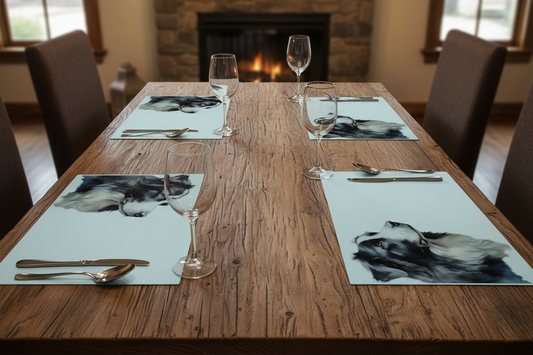 Collie Glass Placemat