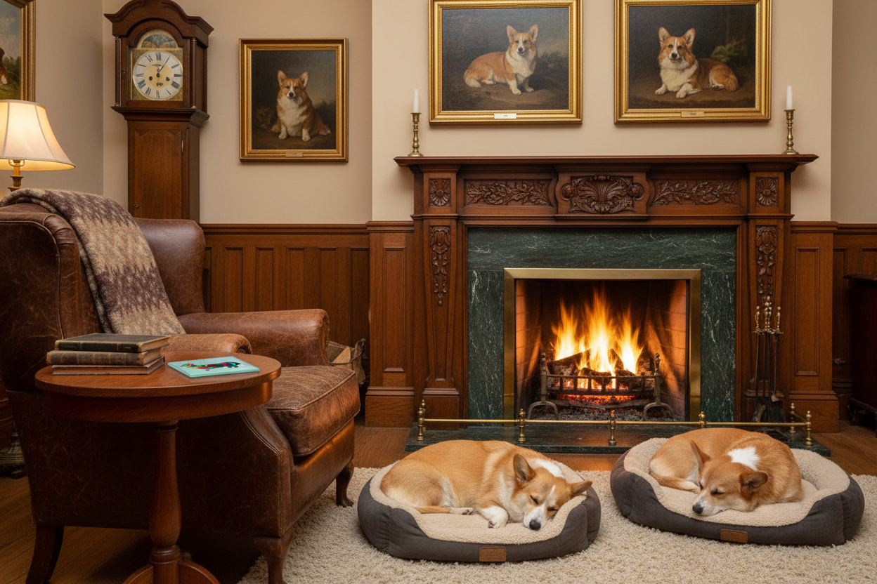 Corgi Glass Coaster (Set of 4)