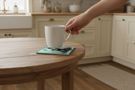 Panda Glass Coaster (Set of 4)