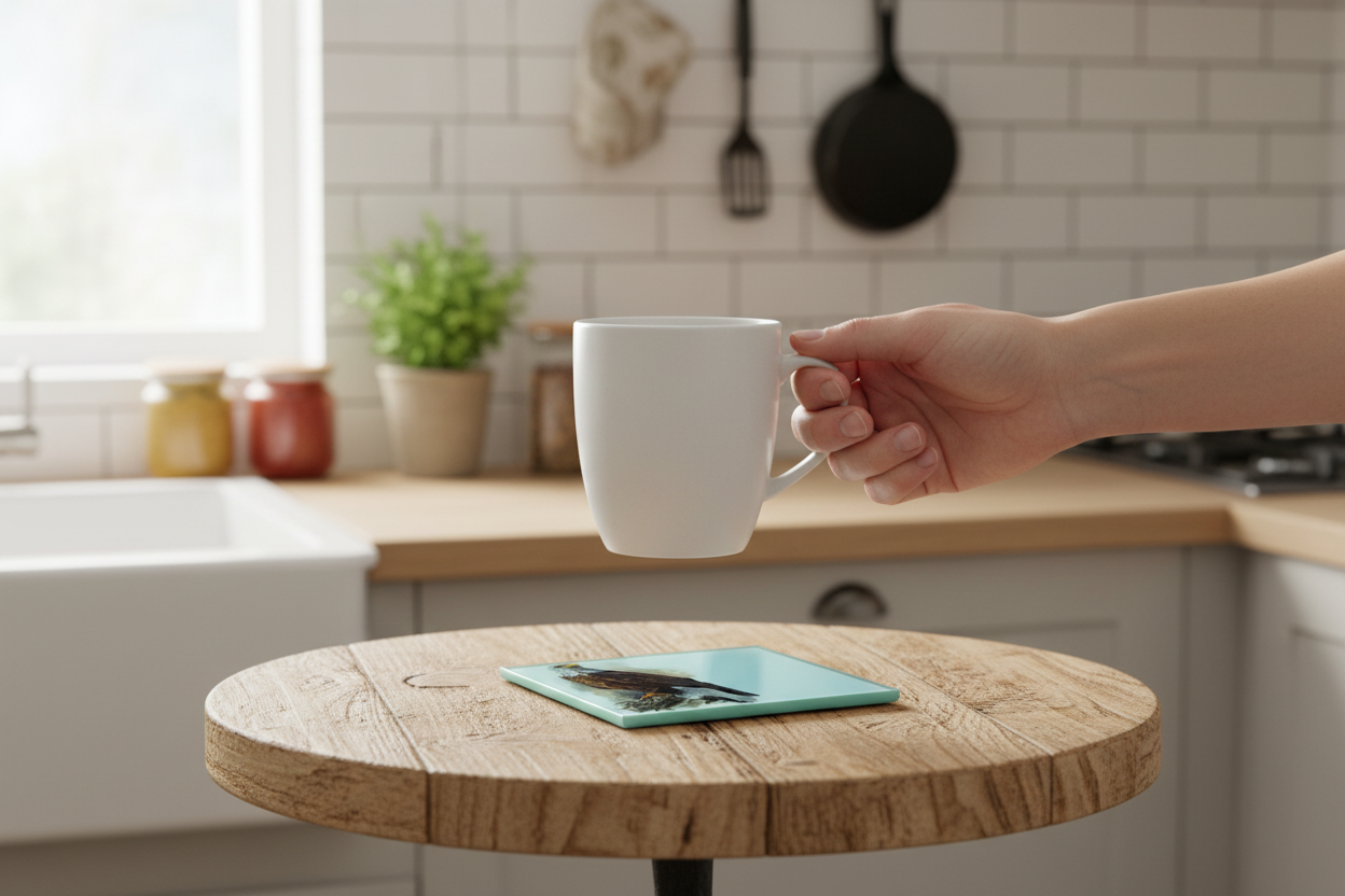 Eagle Glass Coaster (Set of 4)