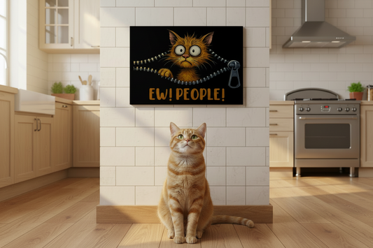 EW! People!.... Glossy Aluminium Print