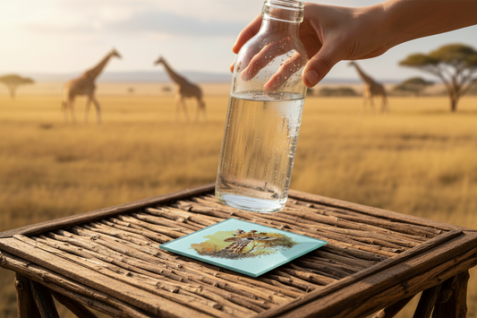 Giraffe Glass Coaster (Set of 4)