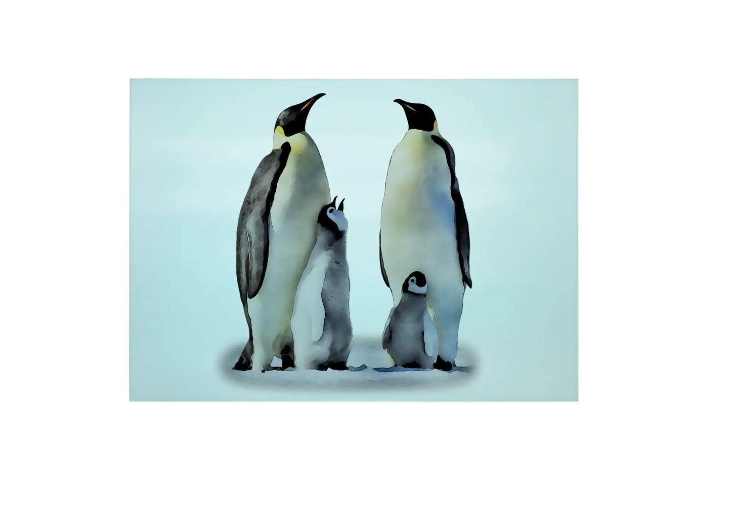 Penguin Glass Chopping Board, Penguin Worktop Saver