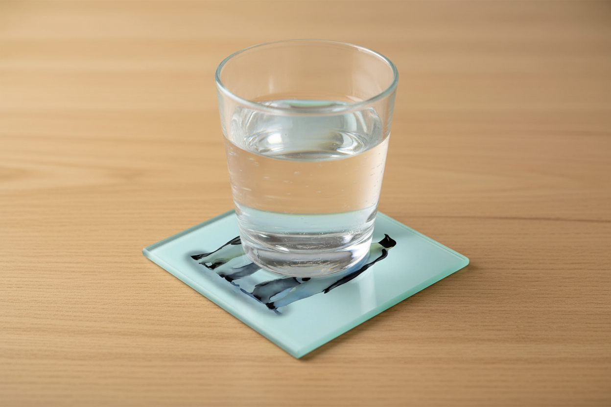 Penguin Glass Coaster (Set of 4)
