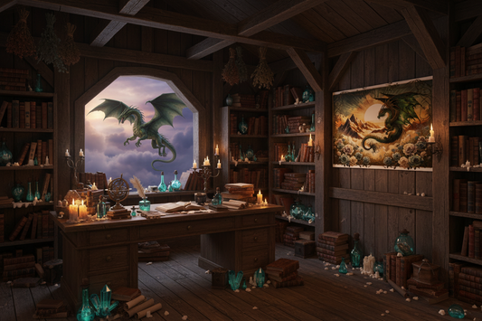 Mystic Dragon..... Glossy Aluminium Print