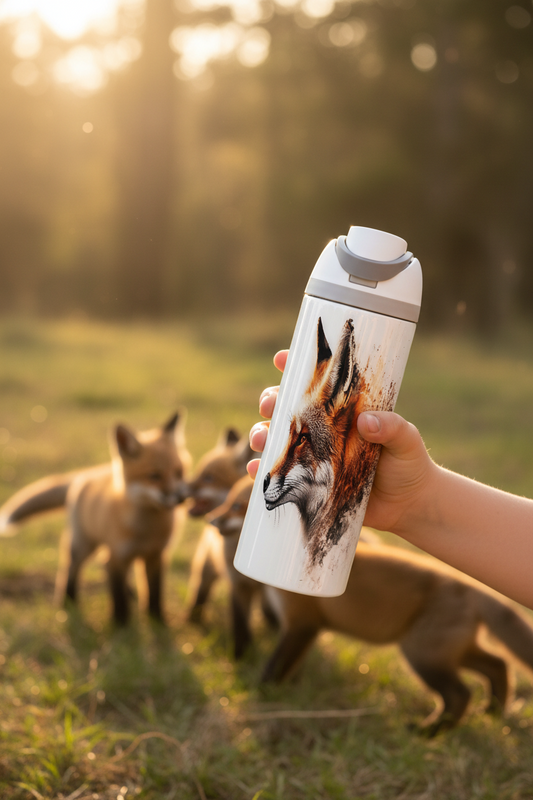Fox - 720ml Thermal Drinks Bottle - One Touch