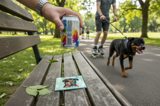 Rottweiler Glass Coaster (Set of 4)