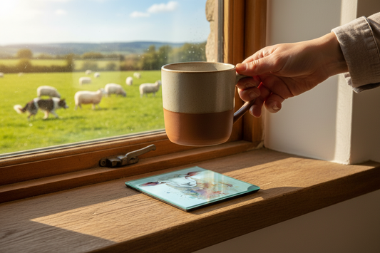 Sheep Glass Coaster (Set of 4)
