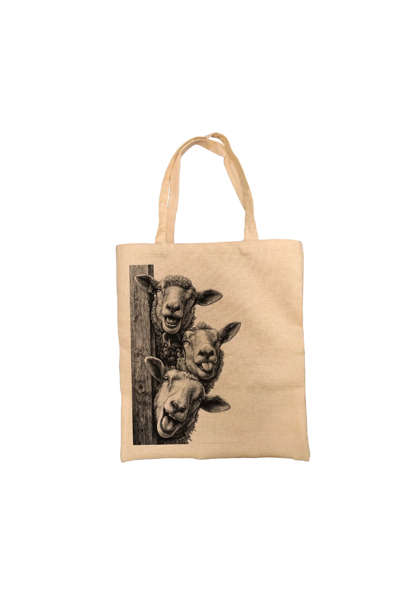 Peeking Sheep Tote Bag