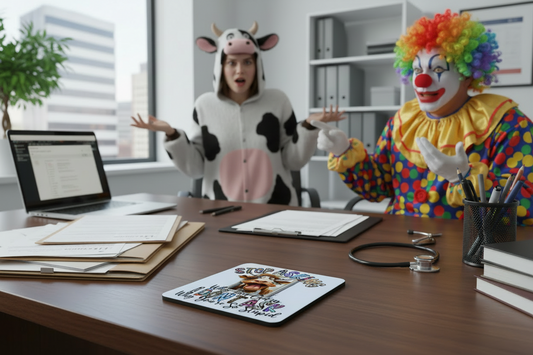 Cow Coaster -Stop Asking Why I Am Crazy I Don't Ask Why You're..