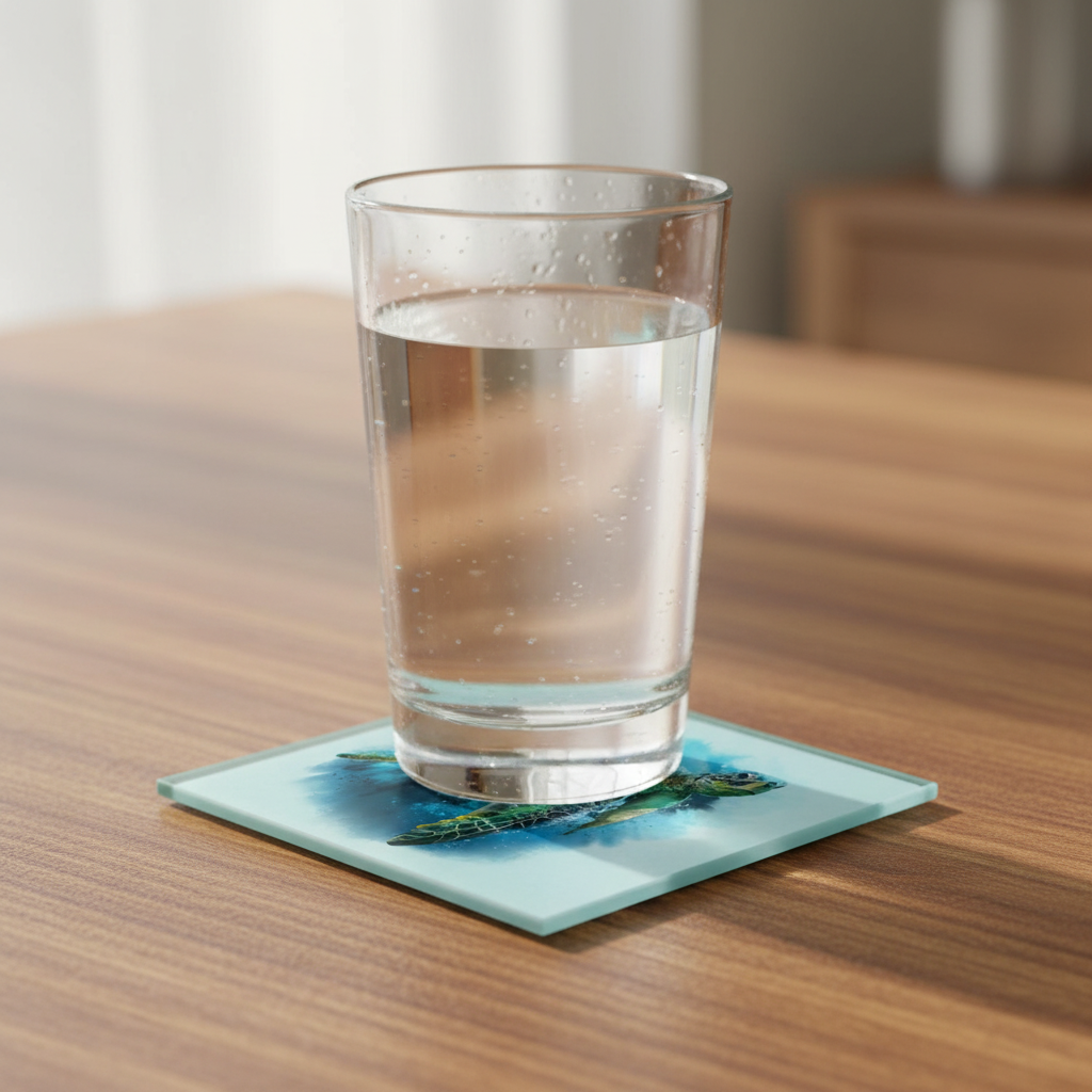 Turtle Glass Coaster (Set of 4)