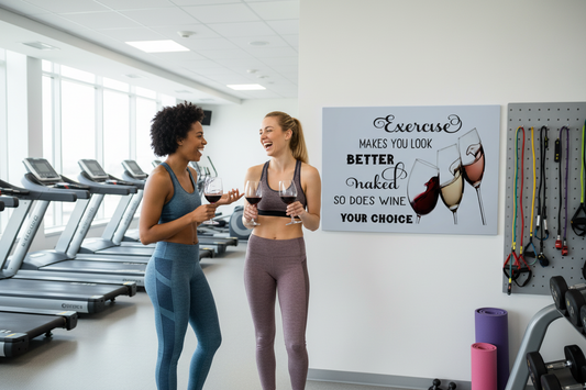 Excercise Makes You.... Glossy Aluminium Print