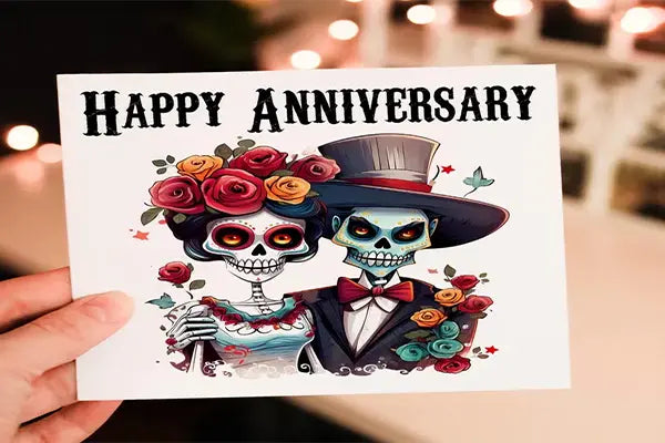 Greetings cards for anniversaries and weddings