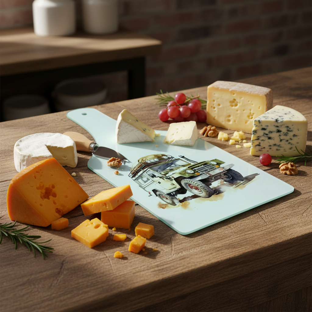 4 x 4 Bottle Shaped Glass Chopping Board - Cheese Platter, 4 x 4 Worktop Saver (Copy) (Copy)