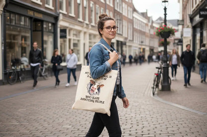 Grumpy Cow Tote Bag, Cow Bag, Personalised Tote Bag