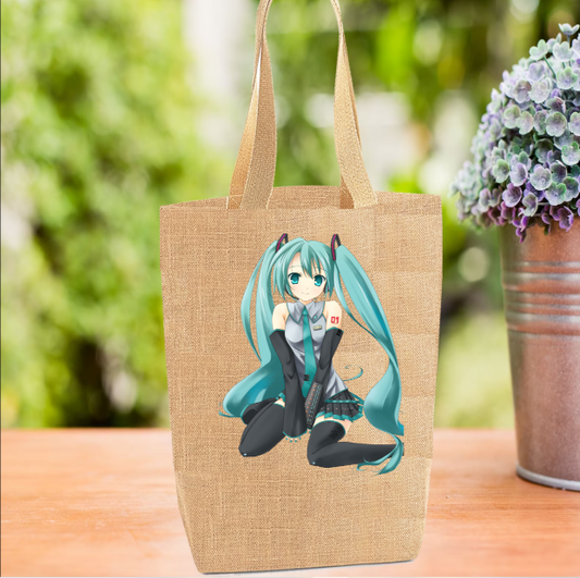 Anime Tote Bag, Hatsune Miku Tote Bag, Miku Bag, Tote Bag