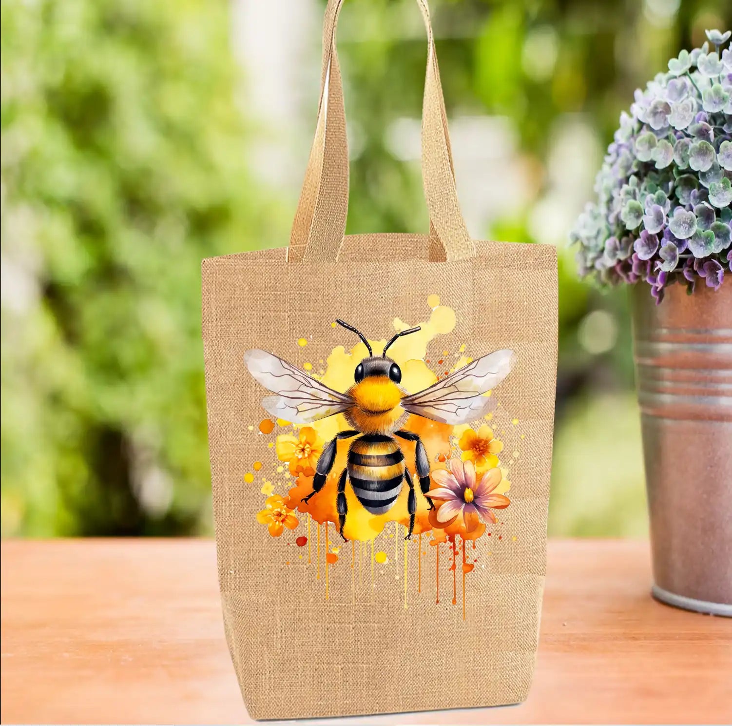 Honey Bee Tote Bag, Bee Bag, Personalised Tote Bag