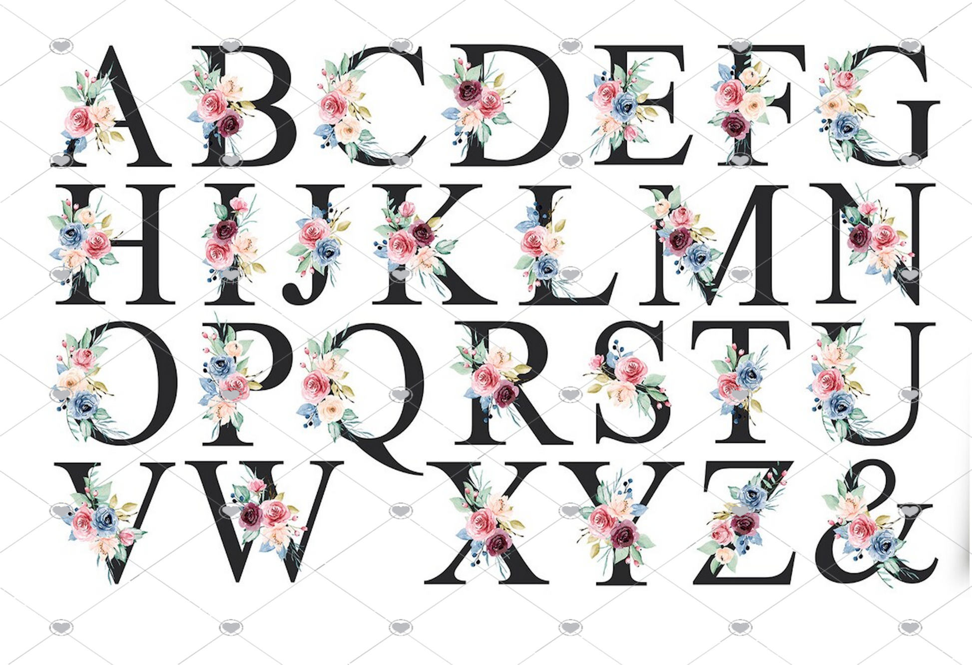 Flower Letter Art Special Friend Birthday Card, Flower Card