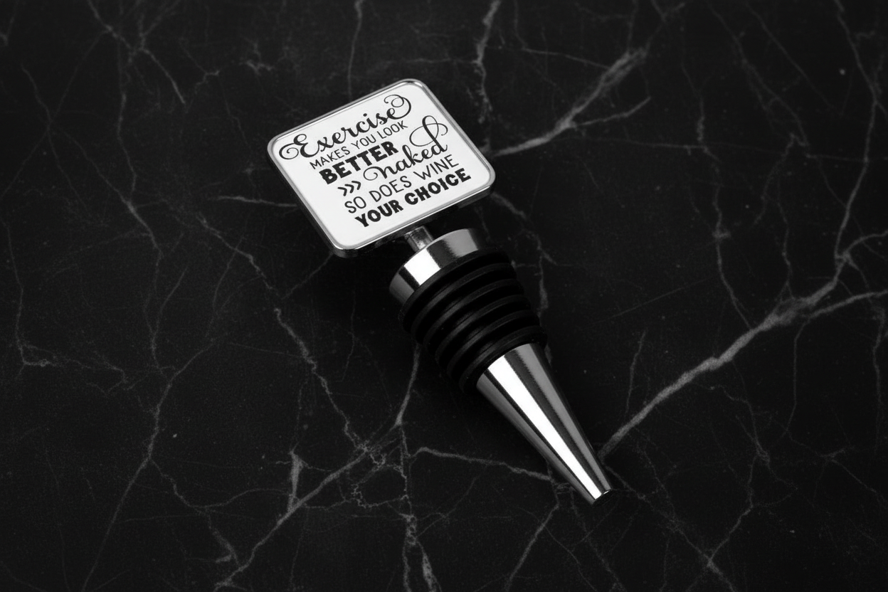 Exercise Makes You Look Better ... Rectangle Bottle Stopper