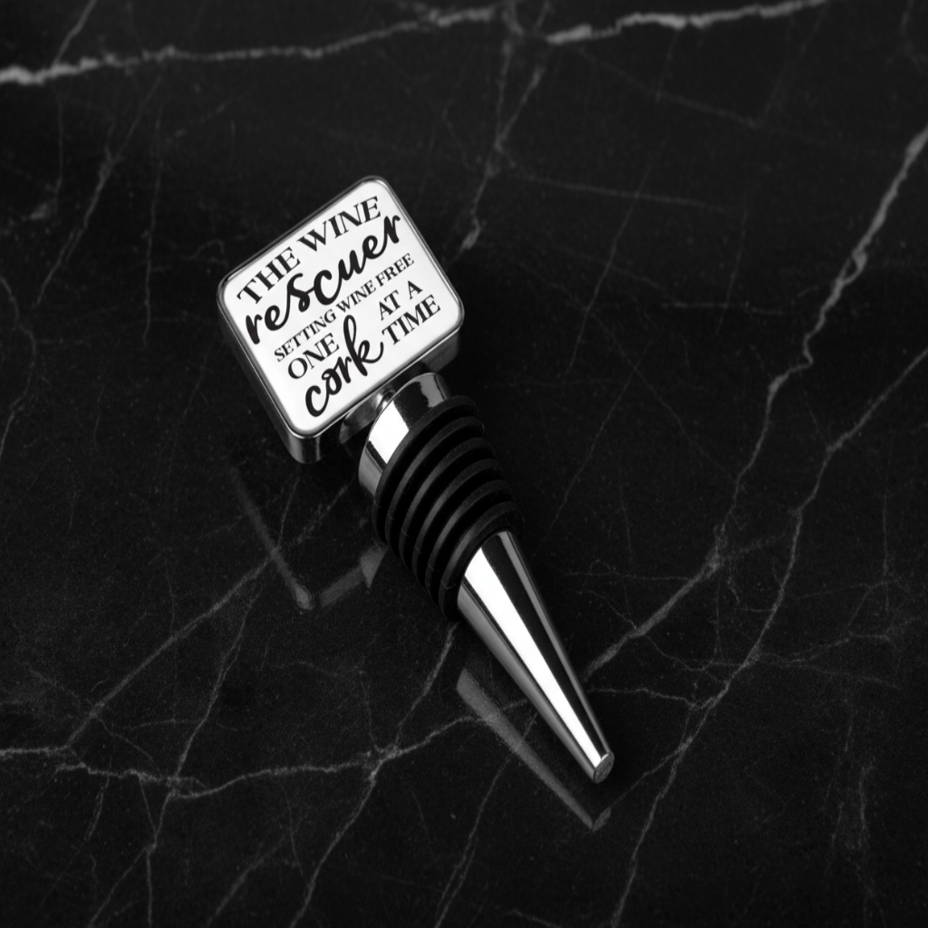 The Wine Rescuer ... Rectangle Bottle Stopper, Bottle Stopper
