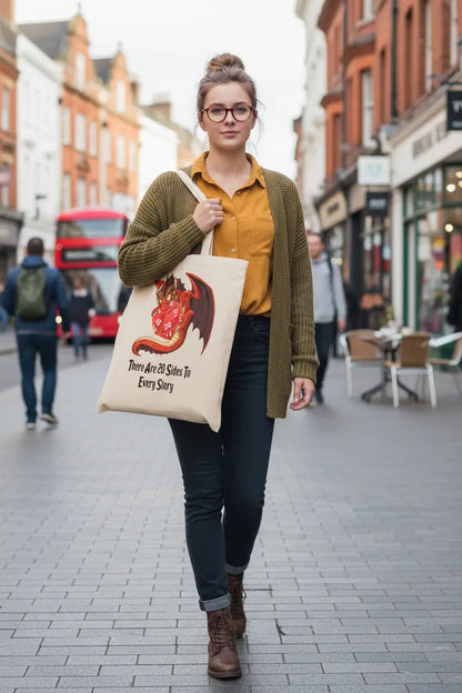 Dungeons & Dragons Tote Bag, Dragon Tote Bag, D and D Bag