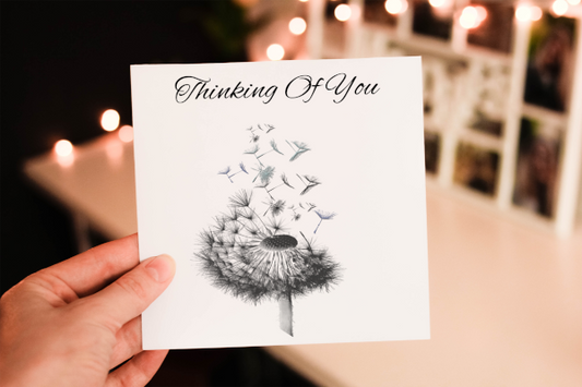 Thinking Of You Sympathy Card, Death Acknowledgement Card