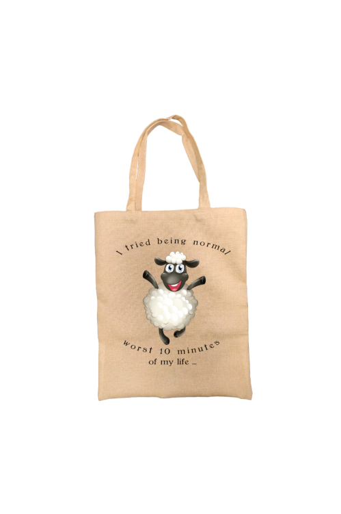 I Tried Being Normal..Sheep Tote Bag, Sheep Bag, Personalised Tote Bag