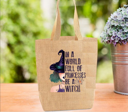 Witch Tote Bag, Witch Bag, Personalised Tote Bag