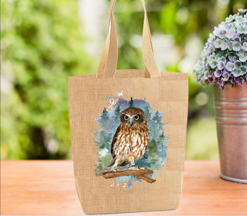 Owl Tote Bag, Owl Bag, Personalised Tote Bag