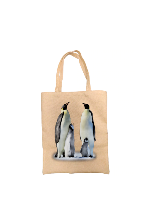 Penguin Tote Bag, Penguin Bag, Personalised Tote Bag