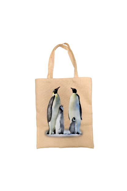 Penguin Tote Bag, Penguin Bag, Personalised Tote Bag