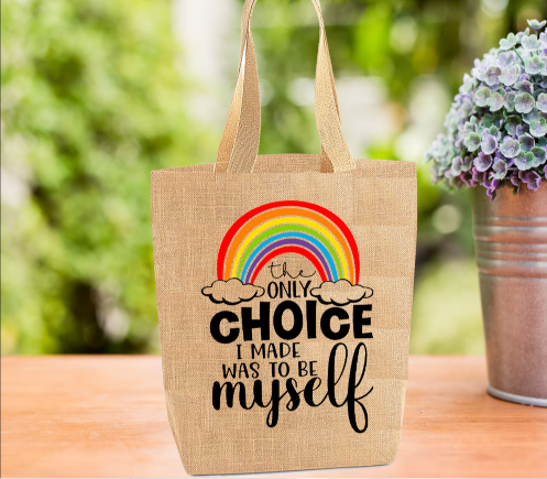 Pride Tote Bag, LGBTQ Bag, Personalised Tote Bag