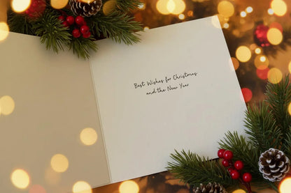 Santa Claus Advent Calendar Card, Christmas Countdown, Festive Holiday Card, 6x6 Square Santa Claus Advent Calendar Card, Christmas Countdown, Festive Holiday Card, 6x6 Square