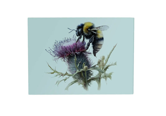 Bee & Thistle Glass Placemat