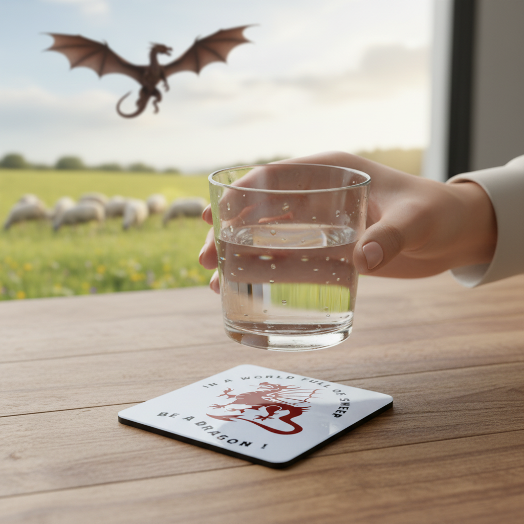 In a World Full of Sheep Be a Dragon Coaster