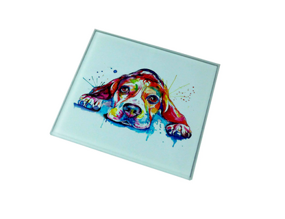 Beagle Glass Coaster (Set of 4)