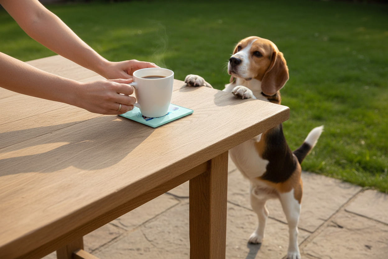 Beagle Glass Coaster (Set of 4)