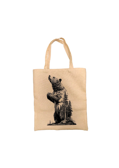 Mountain Bear Special Effect Tote Bag