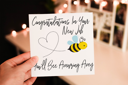 Congratulation In Your New Job Card